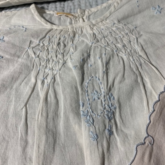 Vintage Handmade infant 2pc set- Dress and Bib - Picture 2 of 5